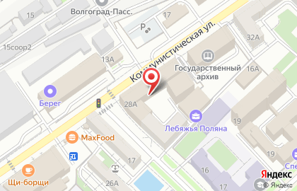 Торгово-производственная компания Волгоградские окна в Центральном районе на карте