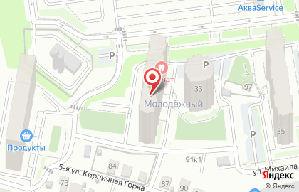 Детская академия развития ДАР в Октябрьском районе на карте