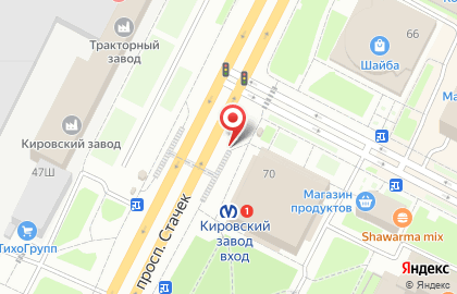 Магазин орехов и сухофруктов Ореховый дворик на проспекте Стачек на карте