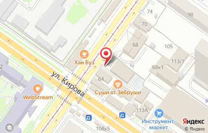 Магазин Мир сухофруктов в Октябрьском районе на карте
