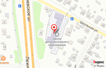 Центр дополнительного образования детей на Школьной улице на карте