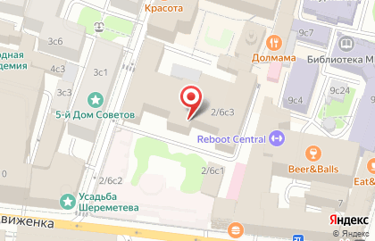 Больница с Поликлиникой Управления Делами Президента рф на карте