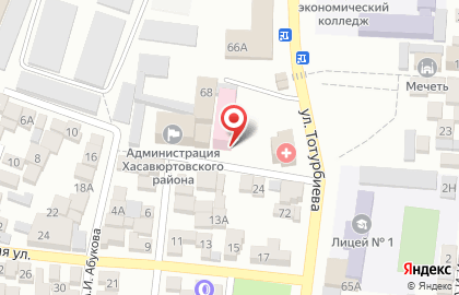 Хасавюртовская центральная районная больница на карте