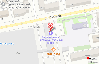 ОАО Свердловский инструментальный завод на карте
