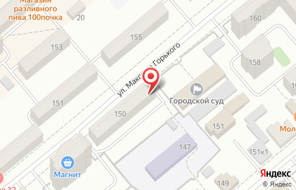 Торговая компания КомплектЦентр на улице М.Горького на карте