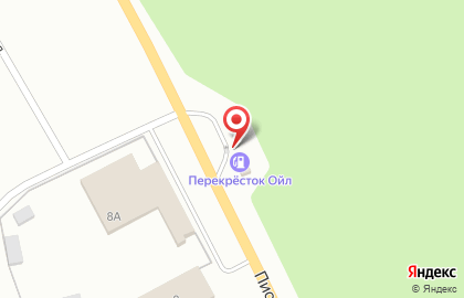 Перекресток Ойл на Пионерской улице на карте