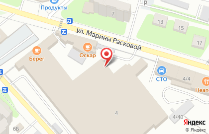 СТО Гост на улице Марины Расковой на карте