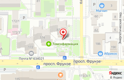 Банкомат ВТБ в Томске на карте
