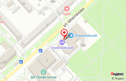 Косметическая компания Oriflame на улице Шортанова на карте