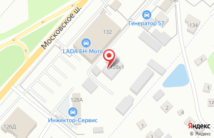 Магазин, ИП Попов А.В. на Московском шоссе на карте