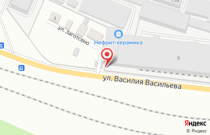 Оптово-розничный магазин Нефрит Керамика на улице Василия Васильева на карте
