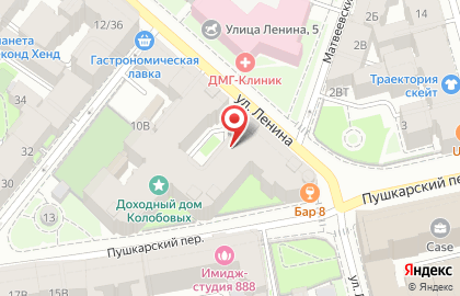Школа танцев Tequila Dance HobbyClick на улице Ленина на карте