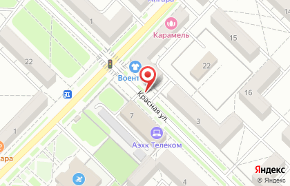 Служба доставки пенсий, ООО, г. Ангарск на Красной улице на карте