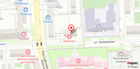 VENZEL маникюр и педикюр на улице Тимирязева на карте