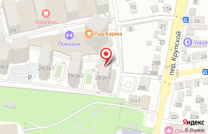 Строительный магазин Новосёл в переулке Крупской на карте