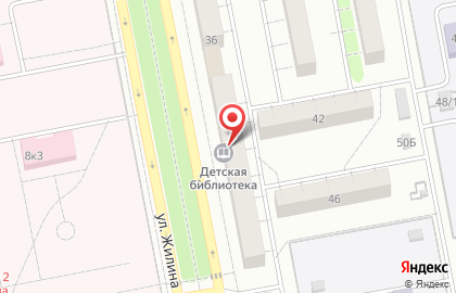 Объединение детских библиотек в Центральном районе на карте