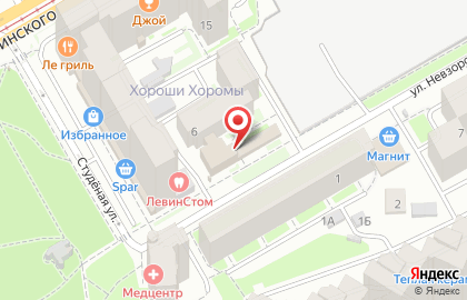 Максимум на улице Невзоровых на карте