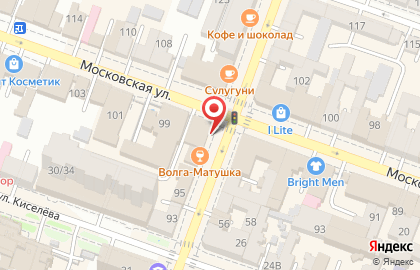 Букмекерская компания Лига Ставок на Московской улице на карте