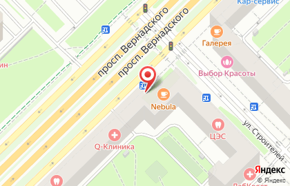 Сервисный центр "HP"проспект Вернадского на карте
