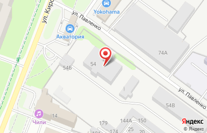 Автостоянка потребительское общество Пищекомбинат на улице Шевцовой на карте