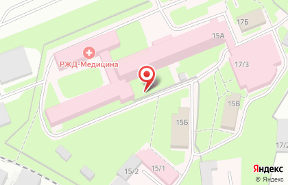 Отделенческая поликлиника на ст. Псков, ОАО РЖД на карте