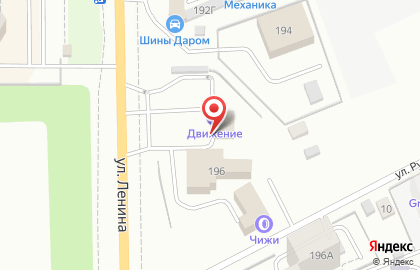 Сеть АЗС Движение на улице Ленина на карте