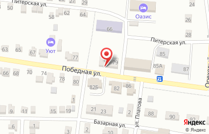 Магазин хозяйственных товаров на Победной улице на карте