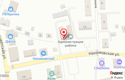 Россельхозбанк, АО на Нахимовской улице на карте