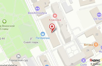 Аптека А-Мега в Железногорске на улице Гайдара на карте