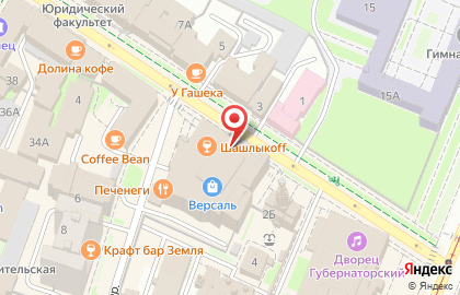 Торгово-развлекательный центр Версаль на Дворцовой улице на карте