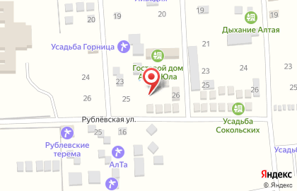 База отдыха Рублёвка24 на карте