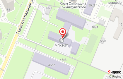 Московский государственный колледж электромеханики и информационных технологий на карте