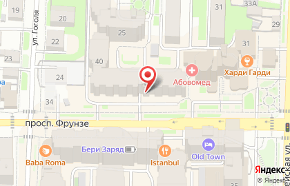 Торгово-производственная фирма Авторская мебель на проспекте Фрунзе на карте