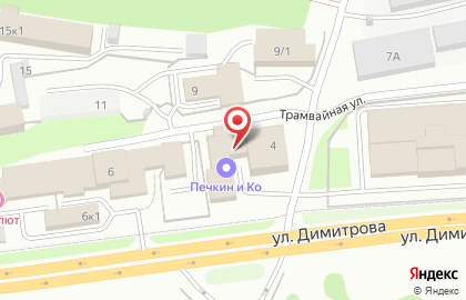 Магазин крепежной техники Забей на Трамвайной улице на карте