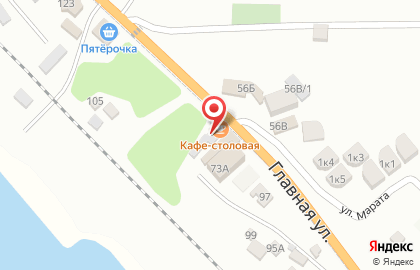 Ресторан в Сочи на карте