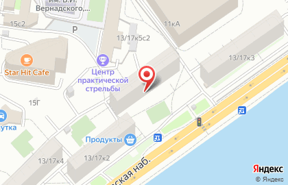 Цветы на Дербенёвской набережной на карте