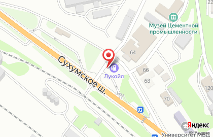 Лукойл-Югнефтепродукт на Сухумском шоссе на карте