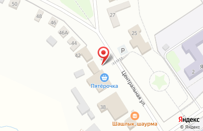 Магазин разливных напитков Крюгер на Центральной улице на карте