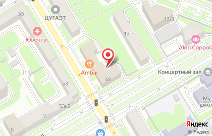 Амбар на улице Ленина на карте