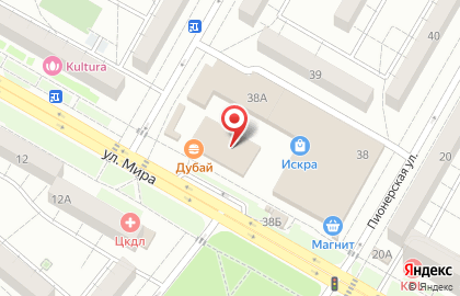 Aik на Пионерской улице на карте
