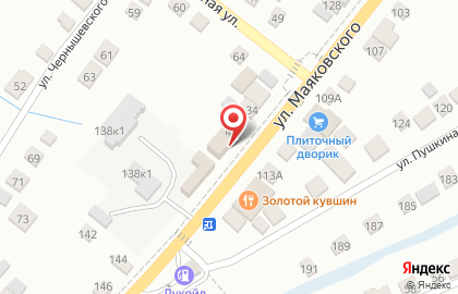 Оптово-розничный магазин Витязь на улице Маяковского на карте