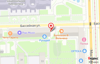 Магазин Белорусский трикотаж в Московском районе на карте