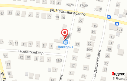 Магазин продуктов Виктория на улице Никитина на карте