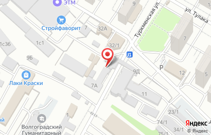 Магазин Владимирская фабрика дверей в Советском районе на карте