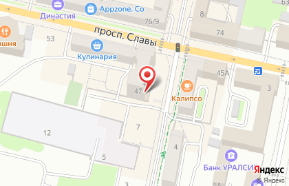 Магазин текстиля для дома Белла Ноче на проспекте Славы на карте