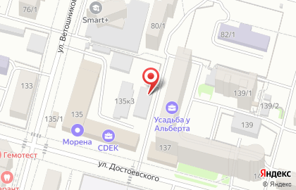 Нет проблем на улице Достоевского на карте