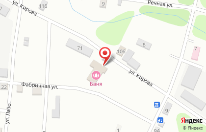 Частная общественная баня на карте