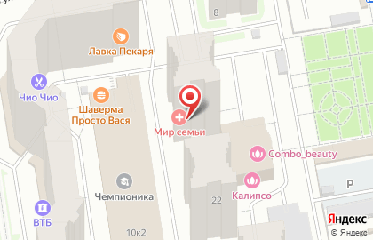 Продуктовый магазин на Первомайской (Шушары), 26 на карте