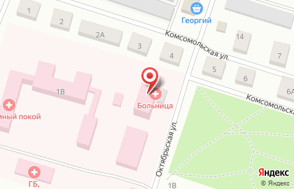 Детская поликлиника ОГБУЗ Вихоревская городская больница на карте