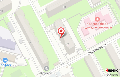 Супермаркет Пятёрочка в Свердловском районе на карте
